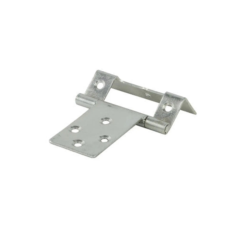 Centurion Single Cranked Steel Flush Hinges, Zinc Plated, 51mm x 16mm - Pack of 25
