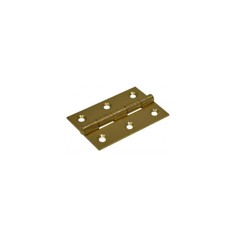 Centurion Steel Butt Hinges, Brassed, 65mm - Pack of 10