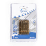 Centurion ProTask 50mm Titanium Coated No.2 Pozi Screwdriver Bit Set - Pack of 12