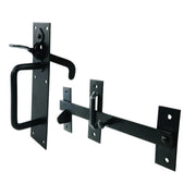 Centurion Light Suffolk Latch, Epoxy Black, 200mm - Pack of 5