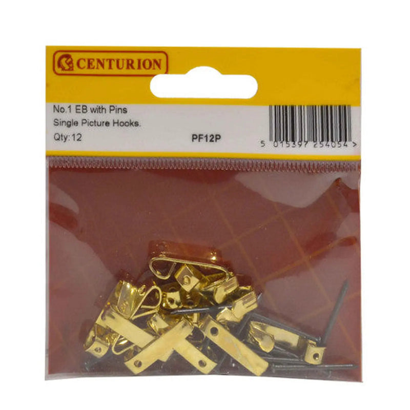 Centurion No 1 EB Single Picture Hooks (Pack of 12) - Pack of 5