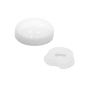 Centurion White Plastic Dome Screw Cover - Pack of 100
