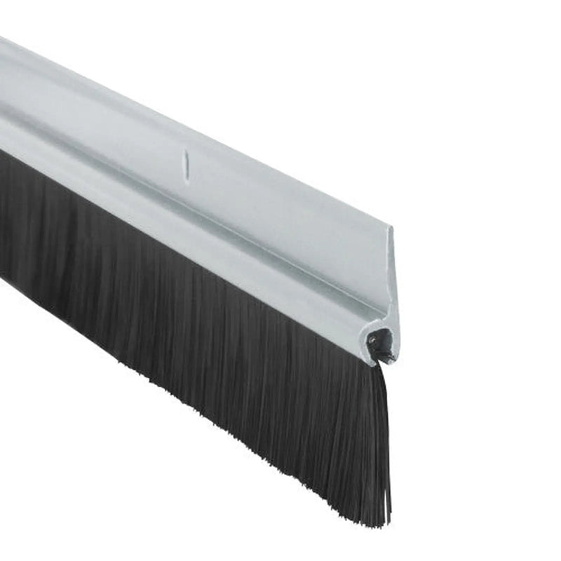 Centurion Warmseal Brush Threshold Strip, Polished Aluminium, 914mm - Pack of 5