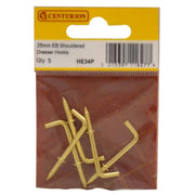 Centurion 25mm EB Shouldered Dresser Hooks (Pack of 5)