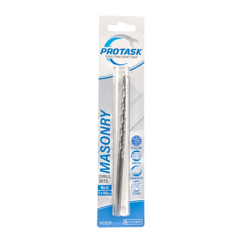 Centurion Protask Masonry Drill Bit Medium Series No.14 (7 x 150mm) - Pack of 5
