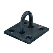 Centurion Steel Staple On Plate, Black, 6mm x 50mm - Pack of 10
