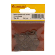 Centurion Brown Pozi Screw Cover Caps (Pack of 20) - Pack of 5