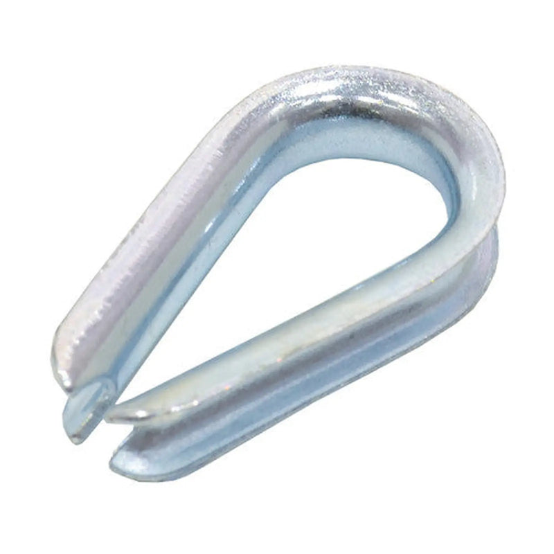 Centurion Steel Wire Rope Thimbles, Galvanised, 5mm - Pack of 10