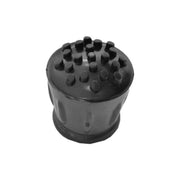 Centurion 16mm Black Rubber Walking Stick Ferrule - Pack of 50