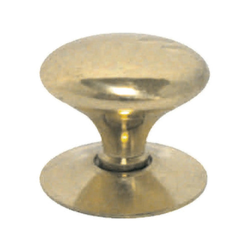 Centurion Victorian Cupboard Knobs, Polished Brass, 13mm Dia. - Pack of 10