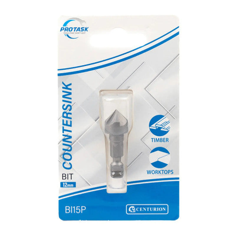 Centurion Protask Countersink Bit (12mm / 6mm Shank) - Pack of 5