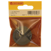 Centurion Plug - Sink Bath - Black - 1 1/2" - Pack of 5