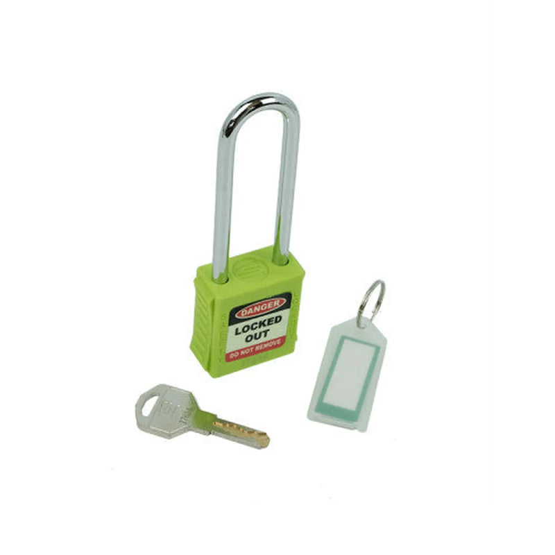 Centurion Safety Lockout Padlocks Long Shackle, Green (Each
