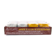 Centurion Heavy Duty Cloth Tape in Assorted Colour 50mm x 4.5m Roll - Pack of 12