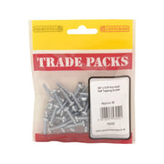 Centurion Pan Head Self Tapping Screws - Zinc Plated - 3/4" x 8 - (50 PK) - Pack of 5