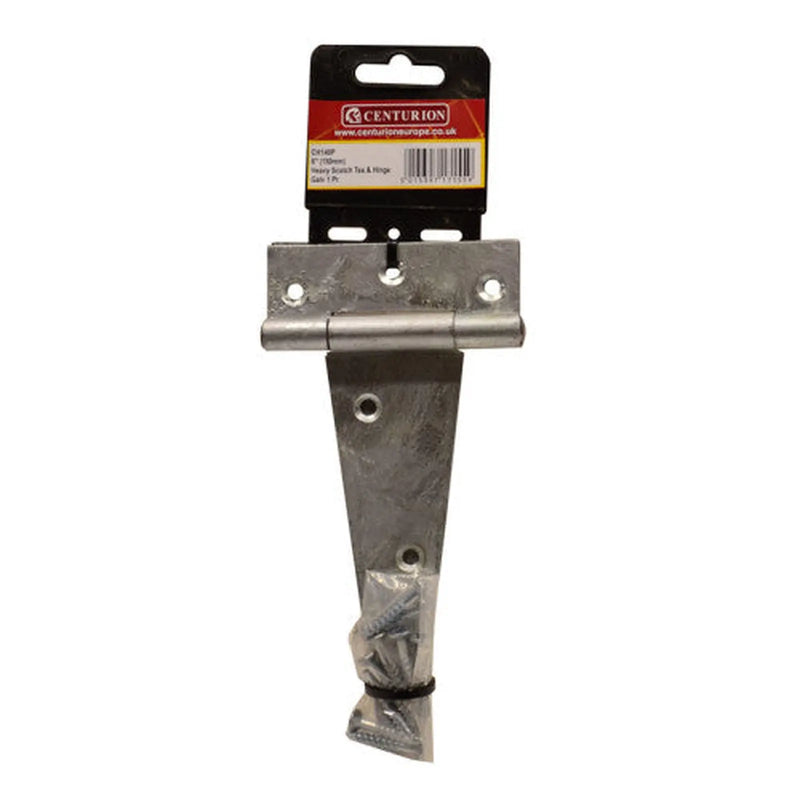 Centurion Galvanised Heavy Scotch Tee Hinges (1 pair) - 150mm (6") - Pack of 3