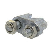 Centurion Steel Wire Rope Grips, Galvanised, 8mm - Pack of 10