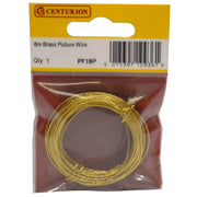 Centurion 6m Brass Picture Wire - Pack of 5