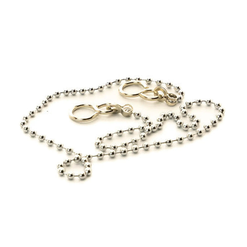 Centurion Sink Ball Chain With Hooks, Chrome Plated, 450mm, No.6 - Pack of 20