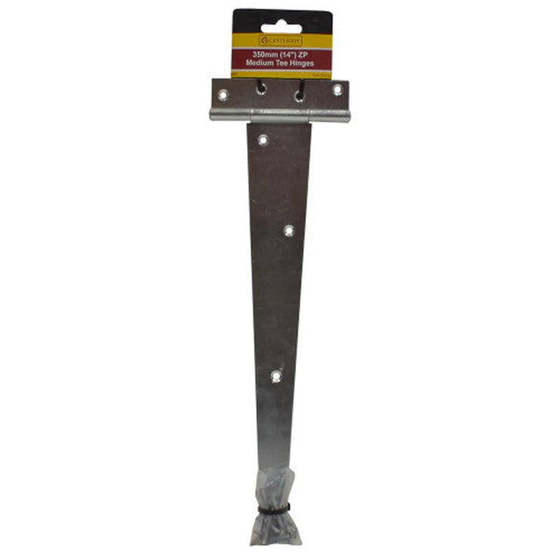 Centurion Medium Tee Hinges, Zinc Plated, 350mm - Pack of 5