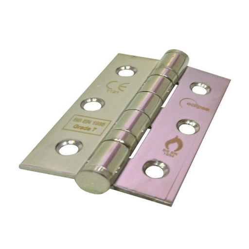Centurion Ball Bearing Butt Hinges, Polished Stainless Steel, 76mm x 51mm - Min Order 2