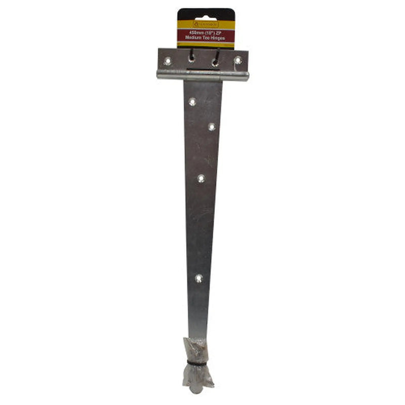 Centurion 450mm (18") ZP Medium Tee Hinges   (1 pair) - Pack of 5