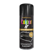 Centurion Colour It Matt Paint, Black (400ml) - Pack of 12