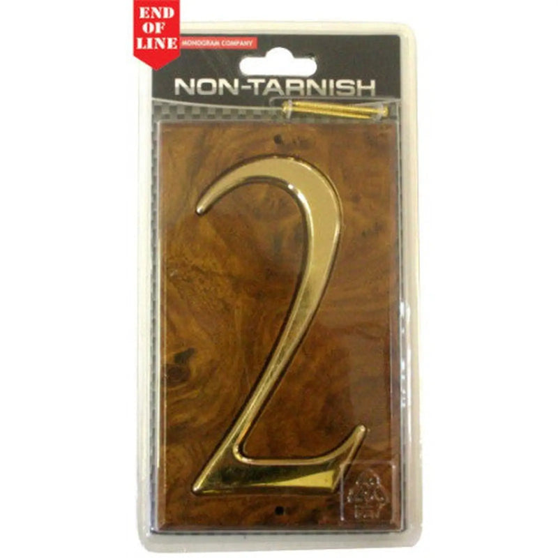 Centurion Walnut/Gold Numbered Plaque 2 - Min Order 4