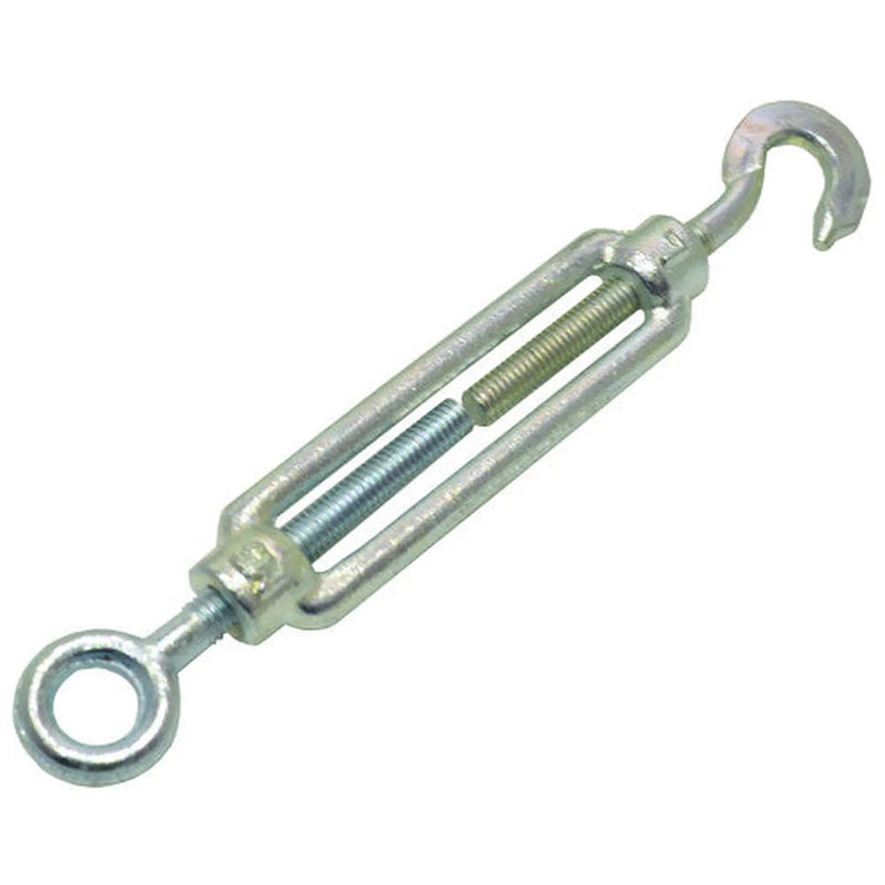 Centurion Straining Screws Hook/Eye, Galvanised, 5mm x 74mm - Pack of 10