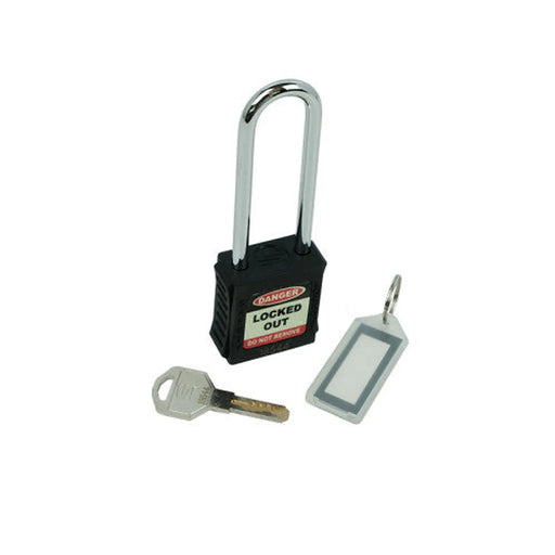 Centurion Safety Lockout Padlocks Long Shackle, Black (Each)