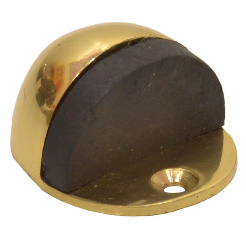 Centurion 35mm (1 3/8") PB Oval Shield Door Stop - Pack of 10