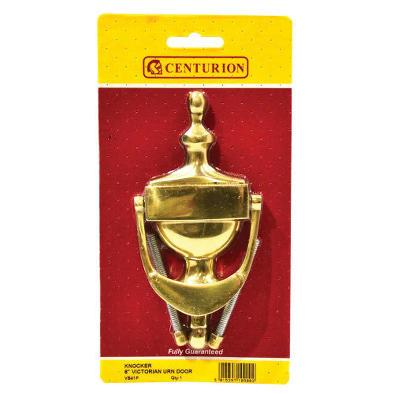 Centurion Solid Brass Urn Door Knockers, 150mm - Min Order 2