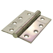 Centurion Ball Bearing Butt Hinges, Polished Stainless Steel, 102mm x 76mm - Pack of 5