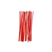 Centurion Screw Size 6 Drill 4mm 12" Red Wallplug Strips  (25)