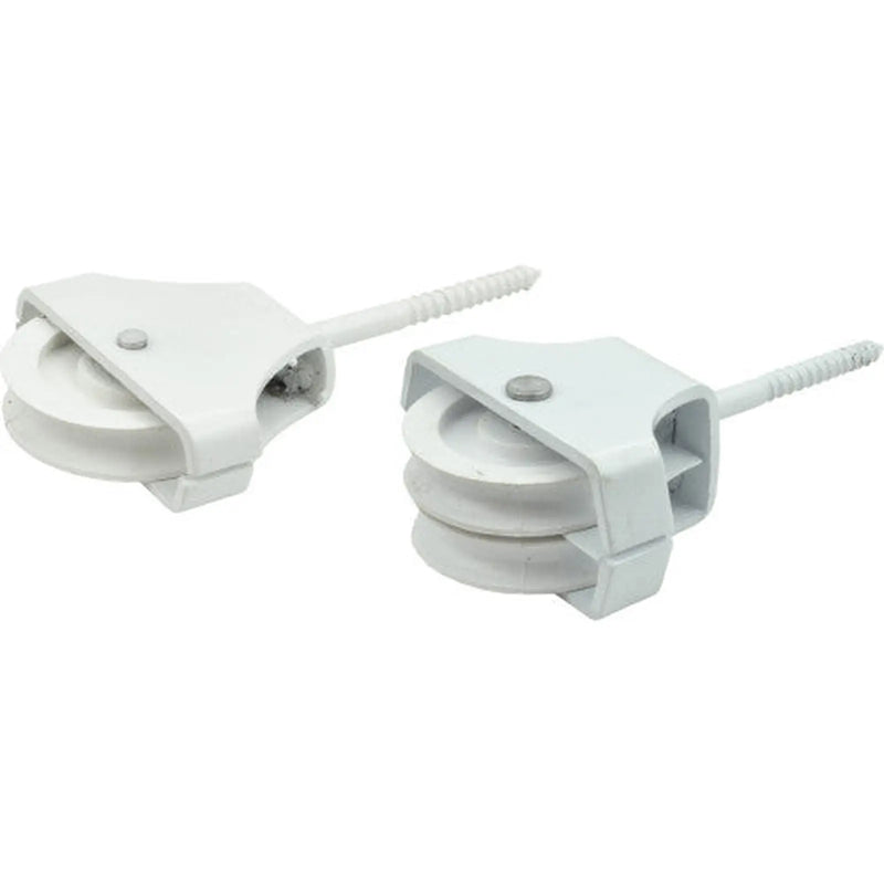 Centurion Screw-In Pulley, Single, White, 45mm - Pack of 10
