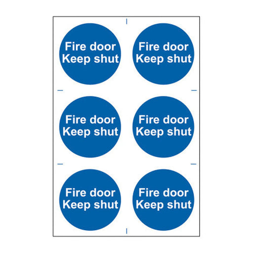 Centurion Fire door Keep shut - Self Adhesive PP (200 x 300mm) - Min Order 2