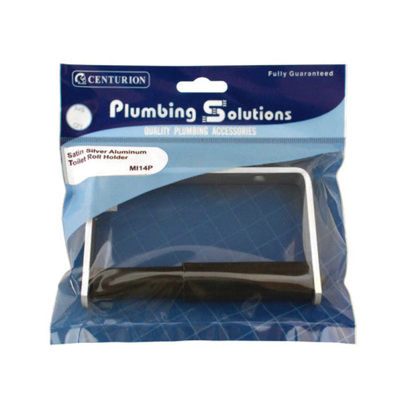 Centurion Toilet Roll Holder - Satin Silver Aluminum - Pack of 5