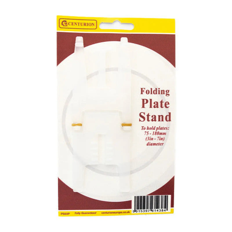 Centurion 75-180mm Clear Folding Plate Stand - Pack of 5