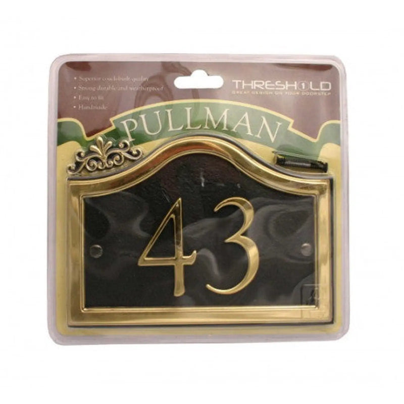 Centurion 27 x 13cm Black/Gold Pullman 43 - Pack of 2