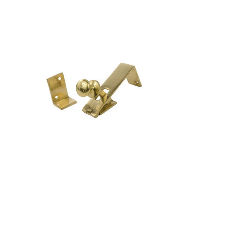 Centurion Solid Brass Counter Flap Catch, Polished Brass, 85mm - Pack of 5