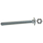 Centurion M10 x 100mm ZP Small Carriage Bolts & Nuts  (100)