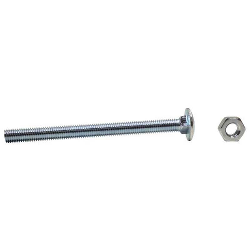 Centurion M10 x 120mm ZP Small Carriage Bolts & Nuts  (50)