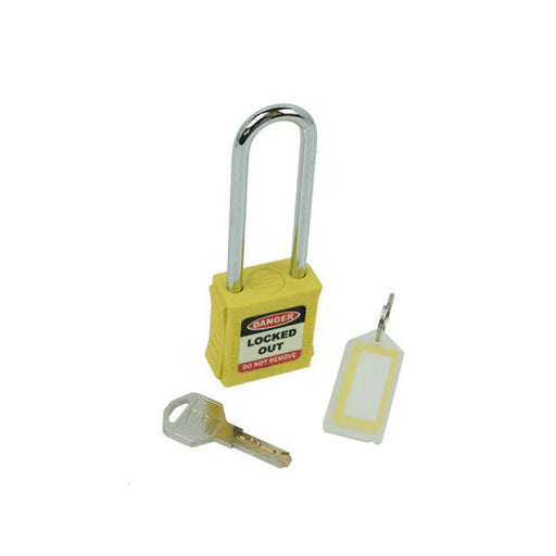 Centurion Safety Lockout Padlocks Long Shackle, Yellow (Each)