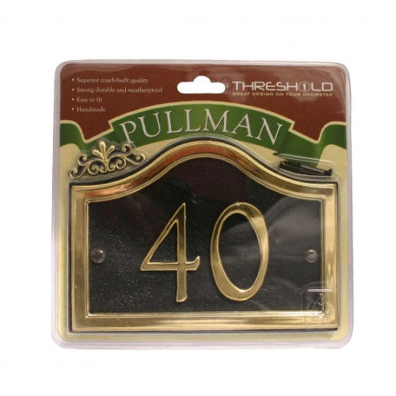 Centurion 27 x 13cm Black/Gold Pullman 40 - Pack of 2