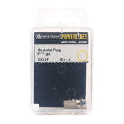 Centurion Metal Coaxial F Plug - Pack of 5