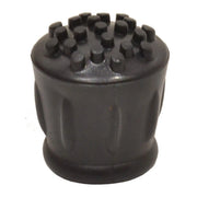 Centurion 19mm Black Rubber Walking Stick Ferrule - Pack of 50