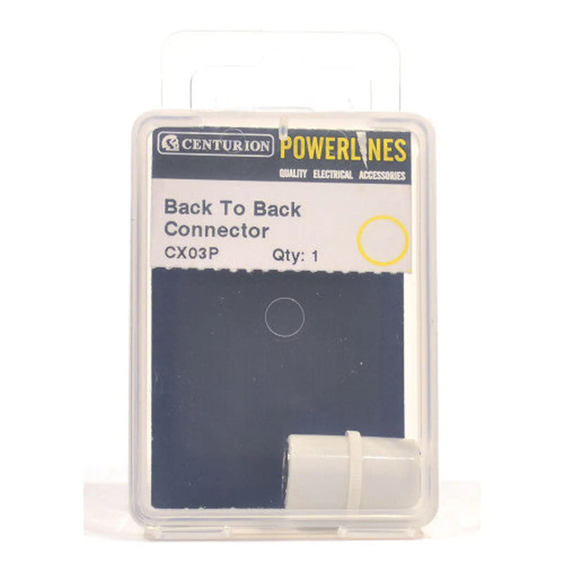 Centurion Back To Back Cable Connector - Pack of 5