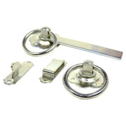 Centurion Plain Ring Gate Latch, Zinc Plated, 150mm - Pack of 5