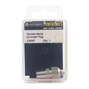 Centurion Female Metal Coaxial Plug - Pack of 5