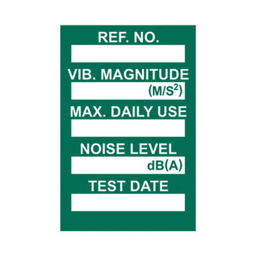 Centurion 'Vibration Control' Mini Tag Insert, Green (Pack of 20)